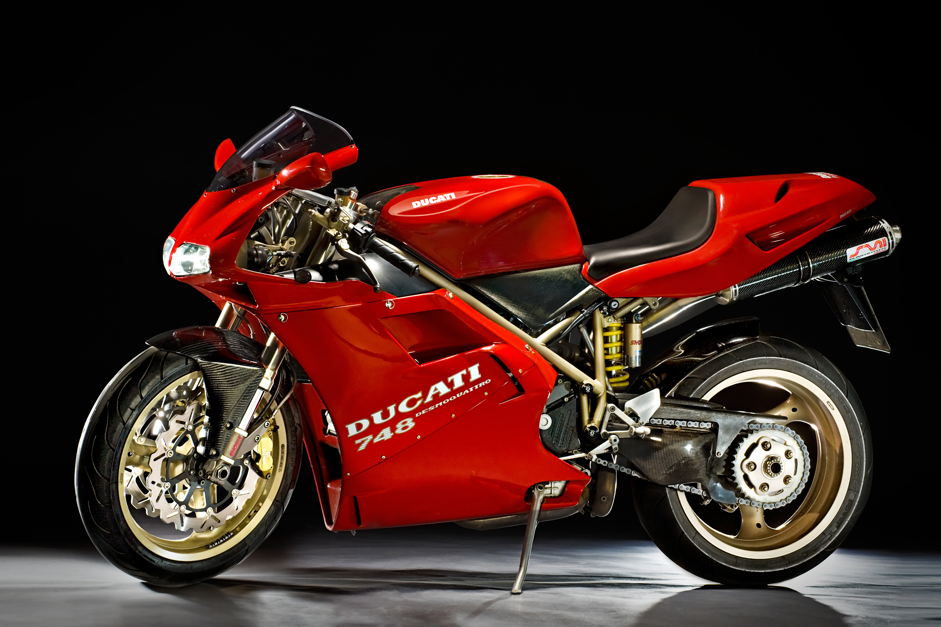 Ducati 748 Prospekt 1999 Motorrad Motorradprospekt Broschüre brochure broschyr 