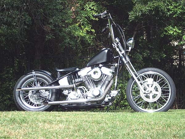 The old-school custom Flyrite Choppers Bobber draws all the eyes! #1