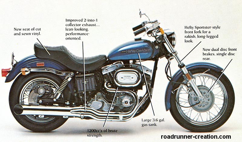 Details about  / Grooved Brake Pads~1983 Harley Davidson FXE Super Glide Emgo 64-48854