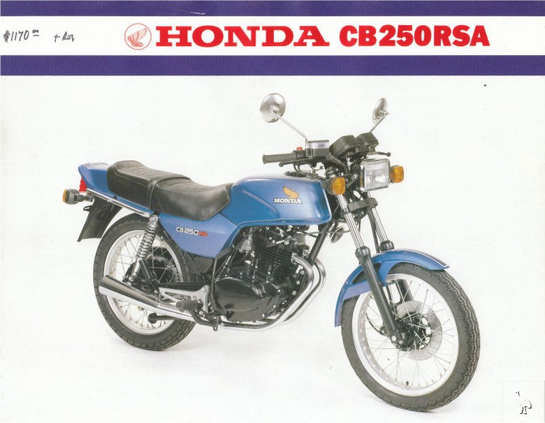 Honda CB250RS (reduced effect) 1981 #7