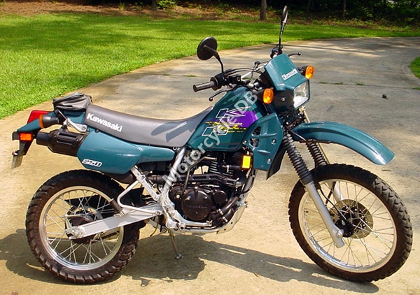 Kawasaki KLR250 (reduced effect) 1991 #9