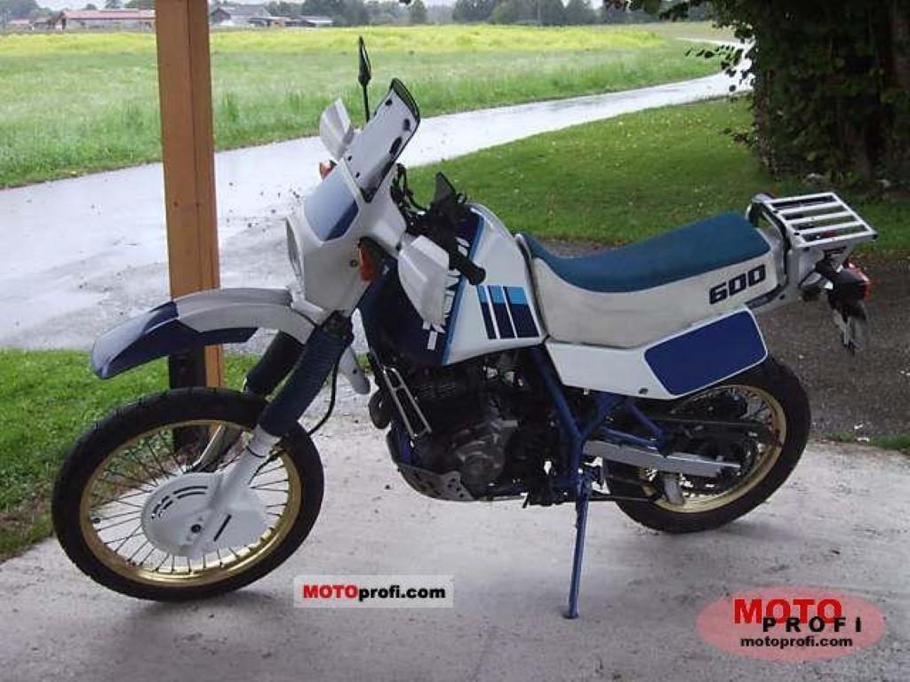 1992 Suzuki DR 650 R Dakar (reduced effect) Moto