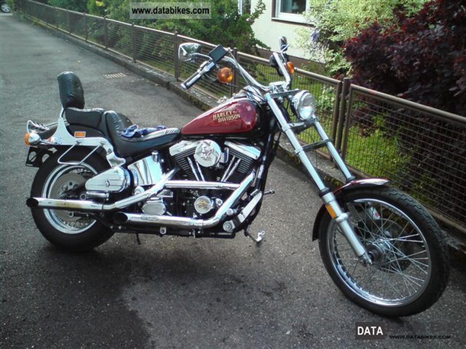 1990 Harley Davidson Fxstc 1340 Softail Custom Moto Zombdrive Com