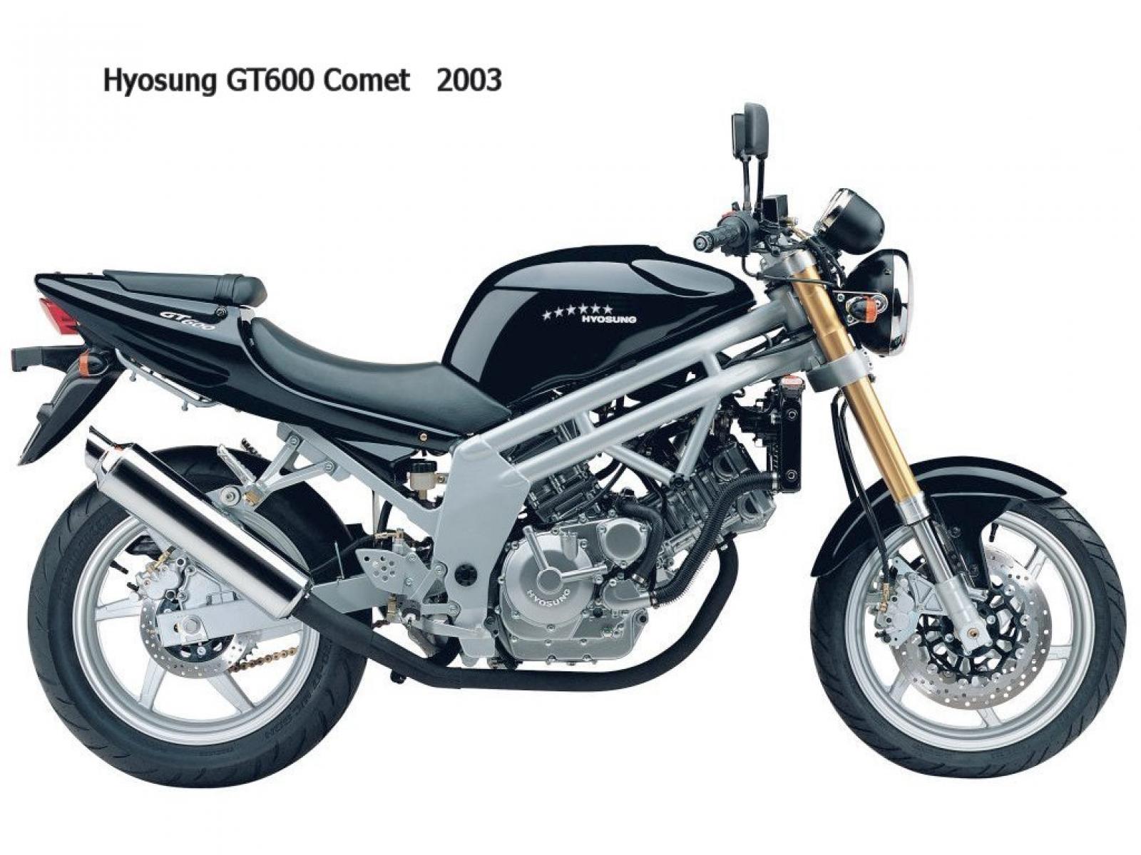 2007 Hyosung GT 125 Naked / GT125 Comet - Moto.ZombDrive.COM