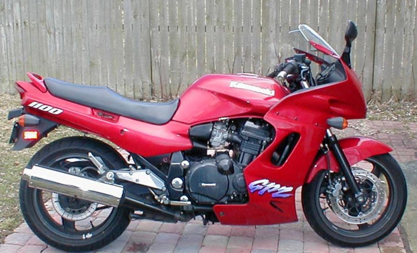 kaustisk Tog område 1995 Kawasaki GPZ1100 - Moto.ZombDrive.COM