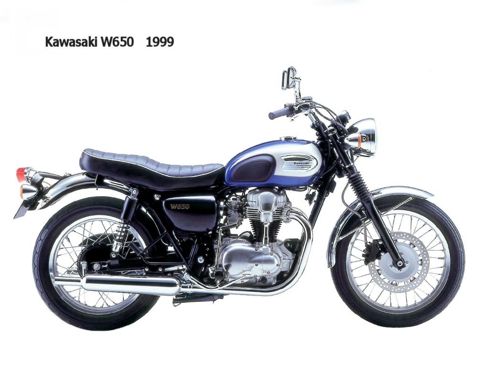 1999 Kawasaki W650 - Moto.ZombDrive.COM
