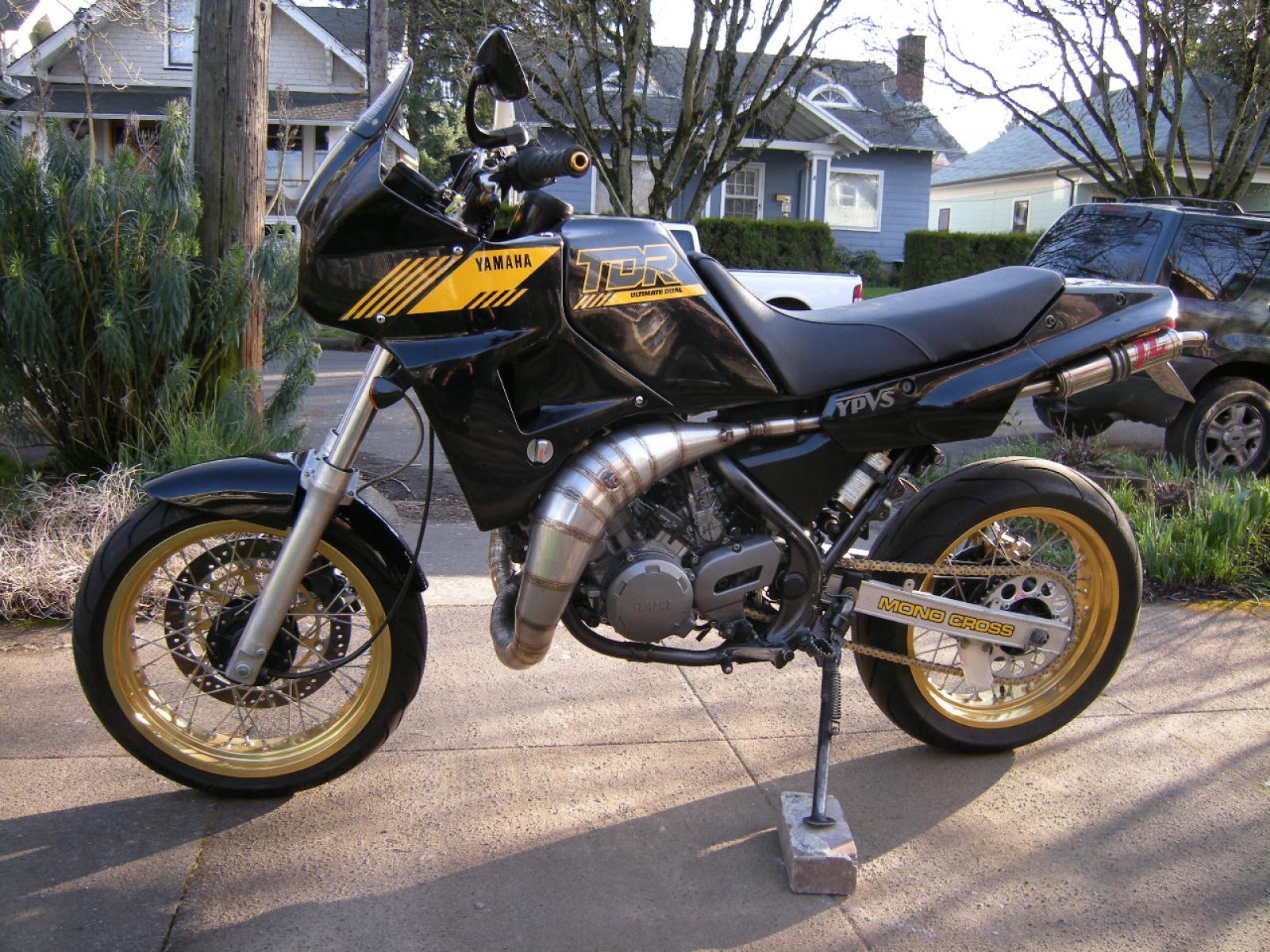 nouveau Yamaha tdr 250 1988-1991 42T 520 arrière alliage or anodisé sprocket