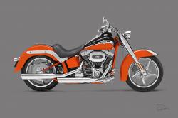 Harley-Davidson FLSTSE CVO Softail Convertible 2010 #8