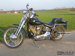 Harley-Davidson FXSTC 1340 Softail Custom (reduced effect) 1989 #4