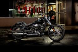 Harley-Davidson Softail Blackline Dark Custom #3