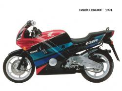Honda CBR600F (reduced effect) 1991 #4