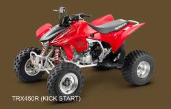Honda TRX450R Kick Start #7