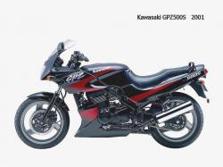Kawasaki GPZ500S (reduced effect) 1988 #9