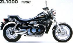 Kawasaki ZL1000 (reduced effect) 1988