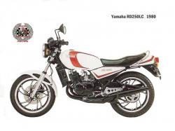 Yamaha RD 250 LC (reduced effect) 1982