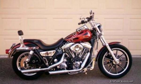 1988 Harley-Davidson FLHTC 1340 (with sidecar) (reduced effect)
