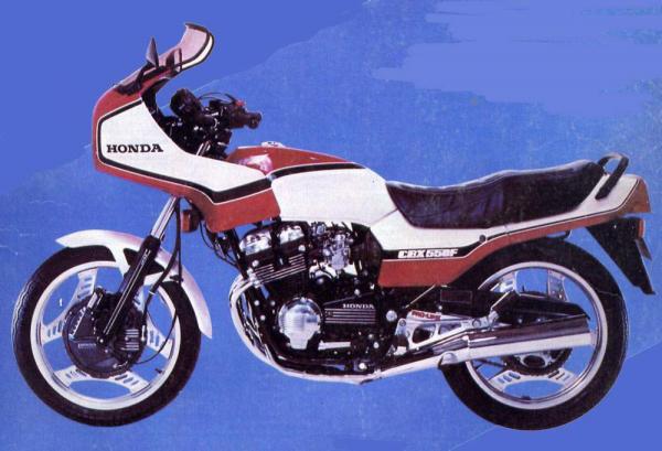 Honda CBX550F (reduced effect)
