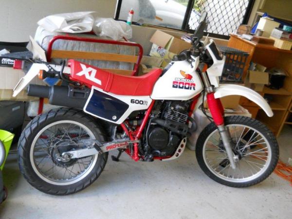 1987 Honda XL600RM (reduced effect)