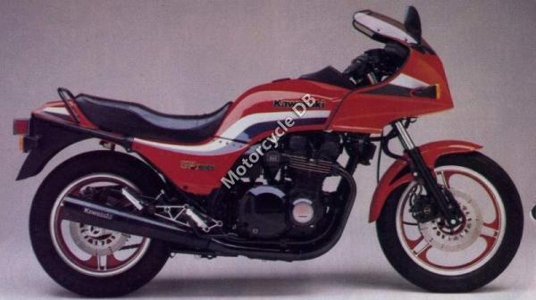 1983 Kawasaki GPZ1100 (reduced effect)