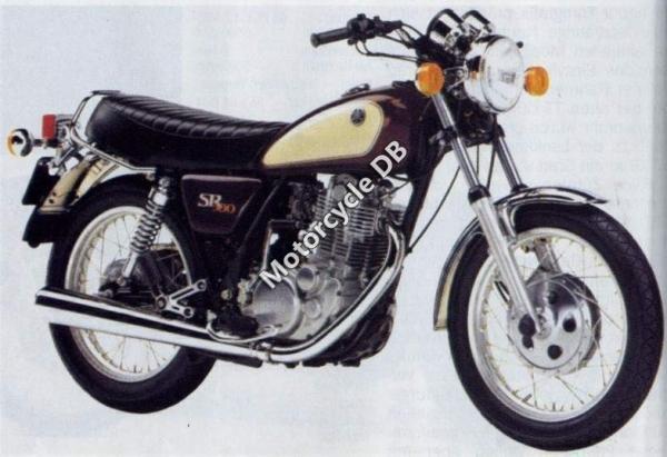 Yamaha SR 500 (reduced effect)