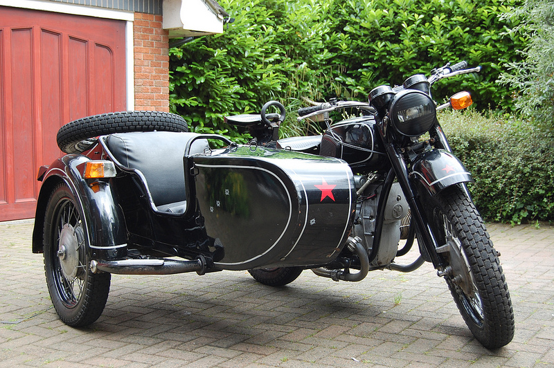 One of the most popular classic bikes of the world, Dnepr MT 10 (with sidecar) #3