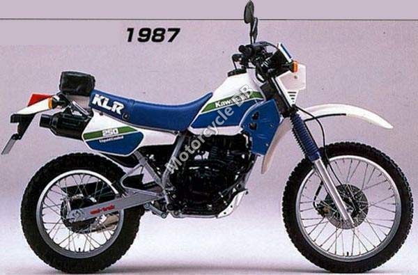 Kawasaki KLR250 (reduced effect) 1986 #8
