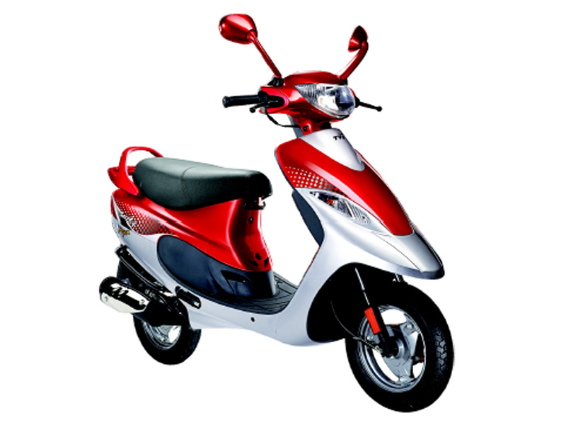 TVS SCOOTY - an attractive and fun scooter from TVS Motor #1