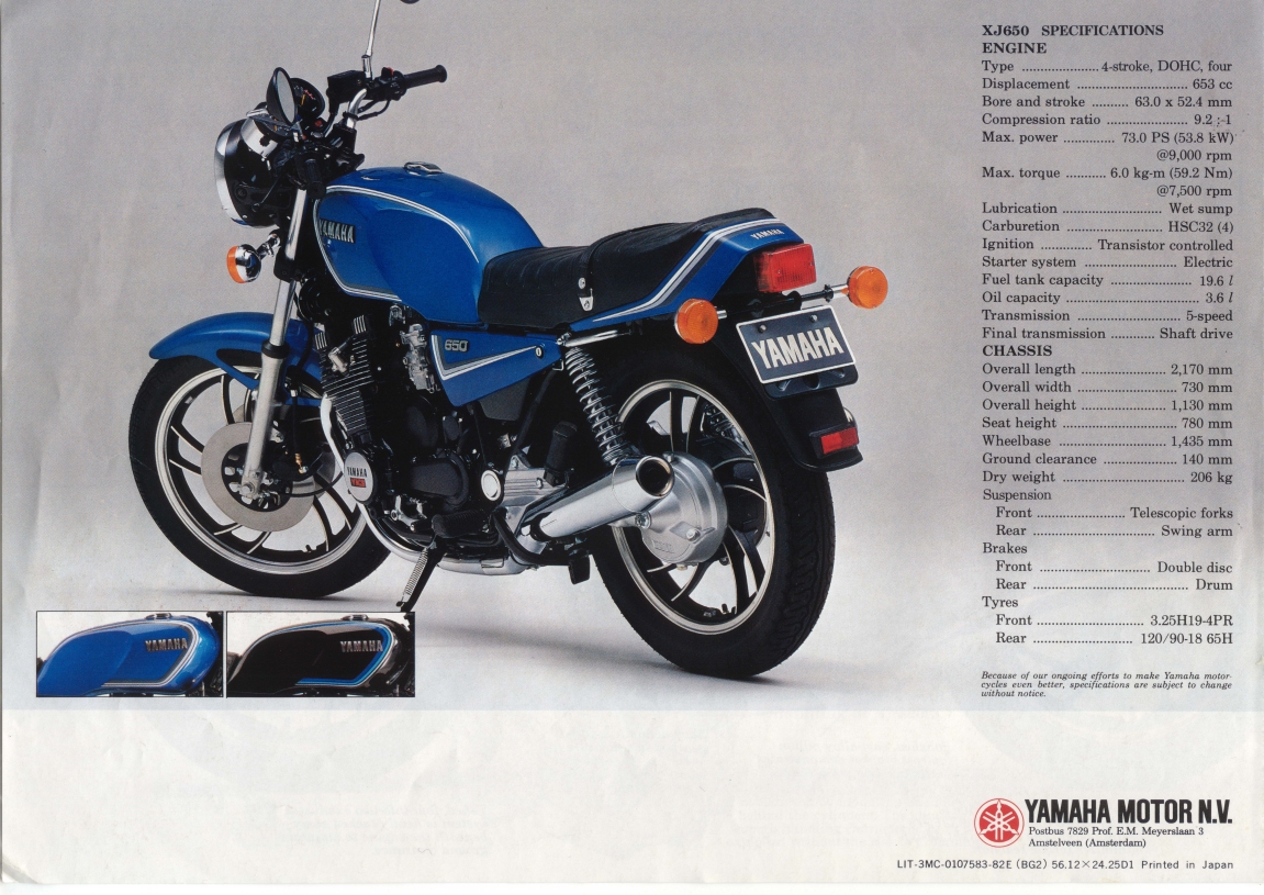 Yamaha XJ 650 1982 #4
