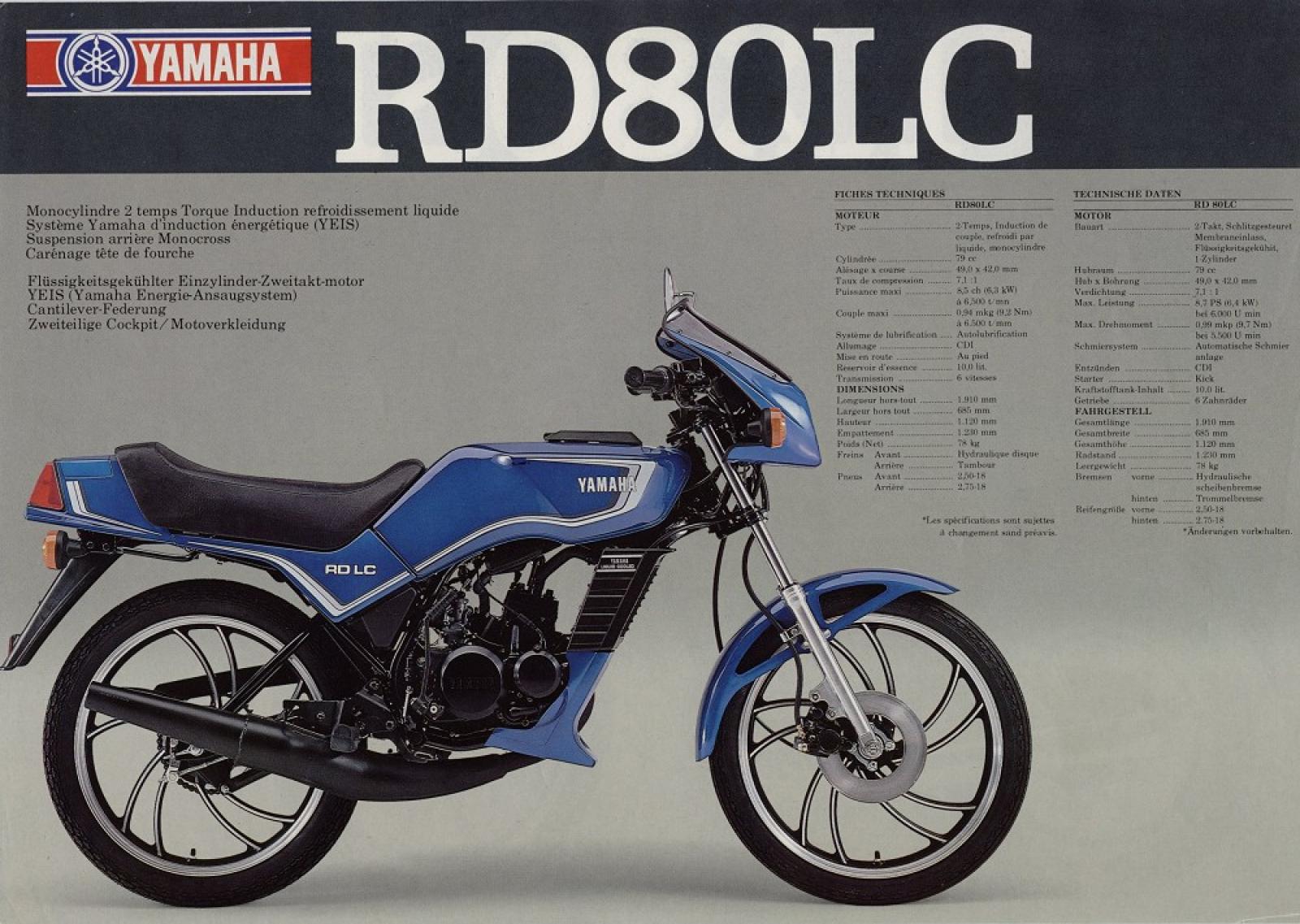 Yamaha RD 80 LC gallery.