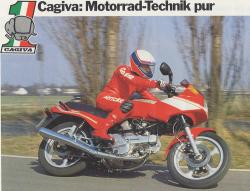 Cagiva 350 Alazzurra 1985 #8