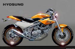 Hyosung Super motard #9