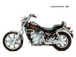 Kawasaki VN750 Twin #4