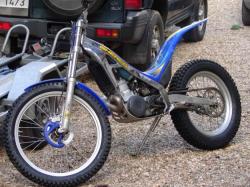 Sherco Trial 2.9 if fond of doing stunts