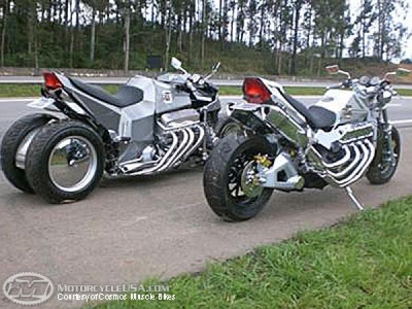 Enjoy the Cosmos Muscle Bikes 2RWF V8, a great muscle bike