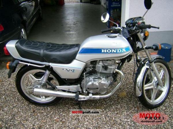 1981 Honda CB250N (reduced effect)