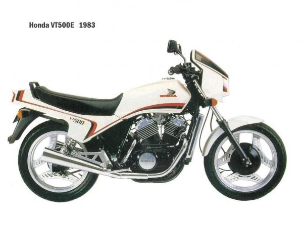 1987 Honda VT500E (reduced effect)