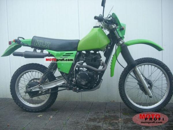 1987 Kawasaki KLR250 (reduced effect)