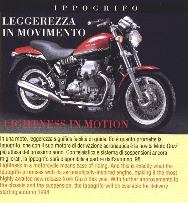 Moto Guzzi Ippogrifo V7 1997 #1