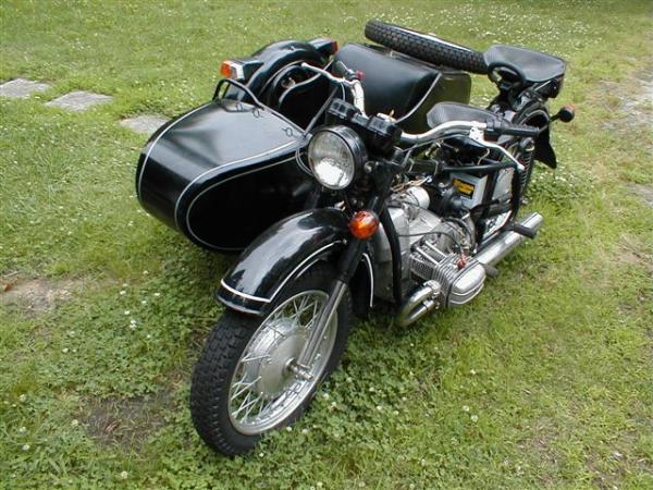 One of the most popular classic bikes of the world, Dnepr MT 10 (with sidecar)