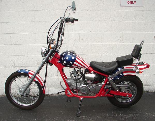 Stars and Stripes and a patriotic Pagsta Choppa 