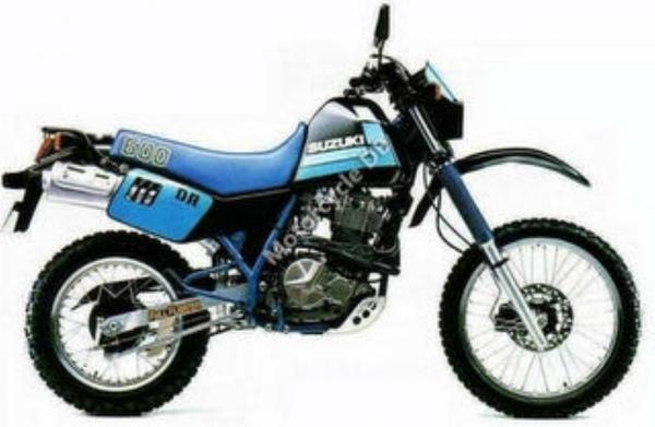 1987 Suzuki DR 600 S (reduced effect)
