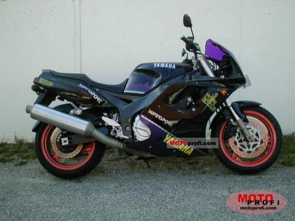 1992 Yamaha FZR 1000 (reduced effect)