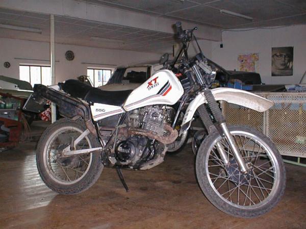 1983 Yamaha XT 550 (reduced effect)